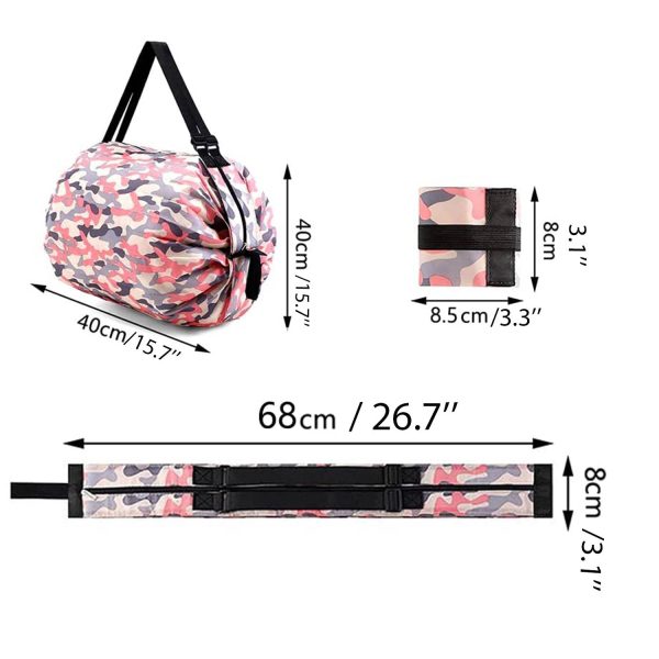 Foldable Grocery Storage Tote Bag