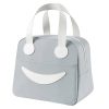 Smiley Oxford Insulated Lunch Tote Bag