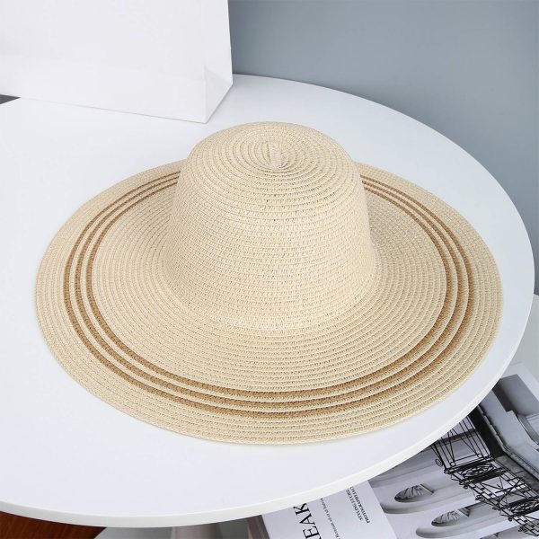 Summer Beach Straw Hat Tote Bag Set