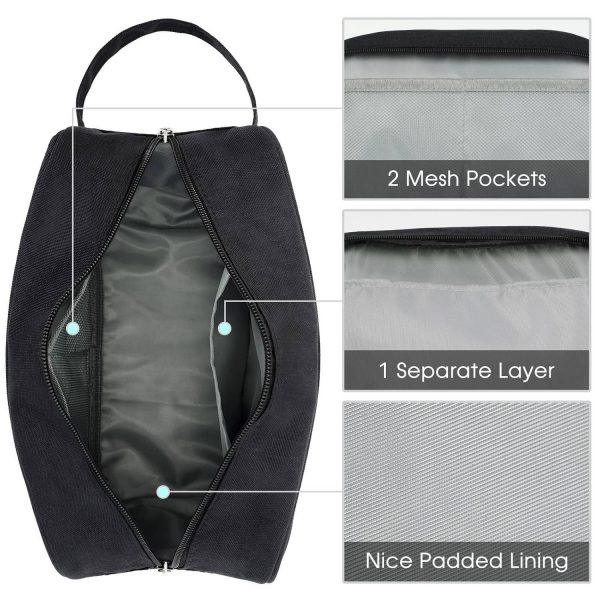 Zippered Polyester Travel Toiletry Bag