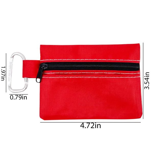 Zipper Pouch with Carabiner