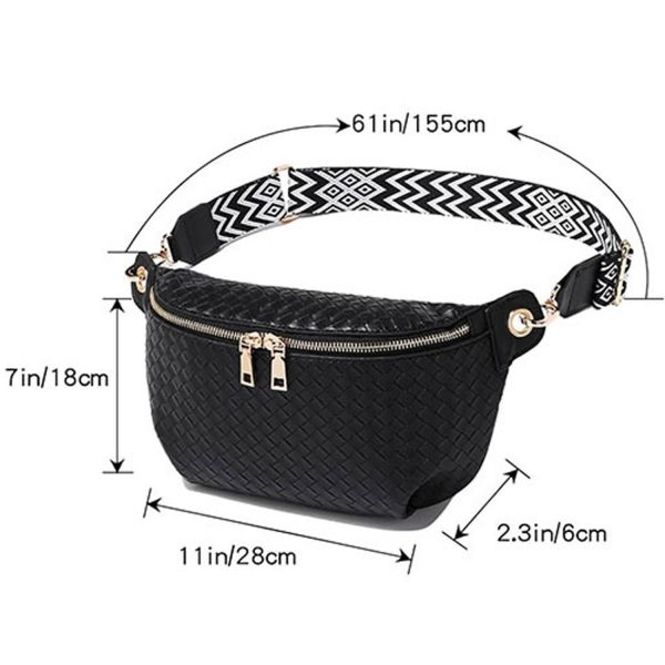 PU Leather Adjustable Crossbody Bag