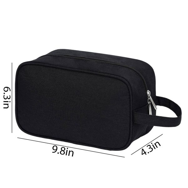 Zippered Polyester Travel Toiletry Bag