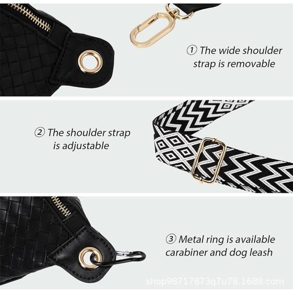 PU Leather Adjustable Crossbody Bag
