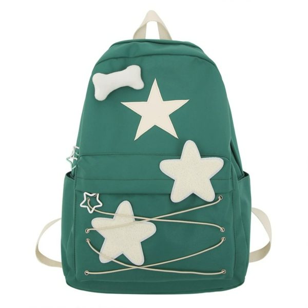 Nylon Backpack for College Students Travel Bag