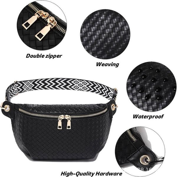 PU Leather Adjustable Crossbody Bag
