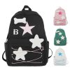Nylon Backpack for College Students Travel Bag