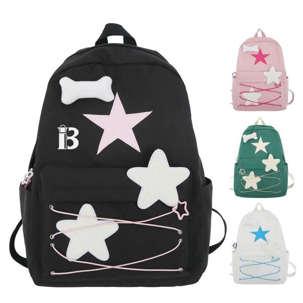 Nylon Backpack for College Students Travel Bag