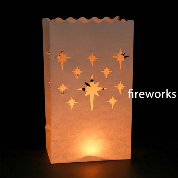 Paper Luminary Candle Lantern Bag