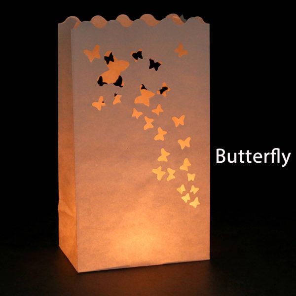Paper Luminary Candle Lantern Bag