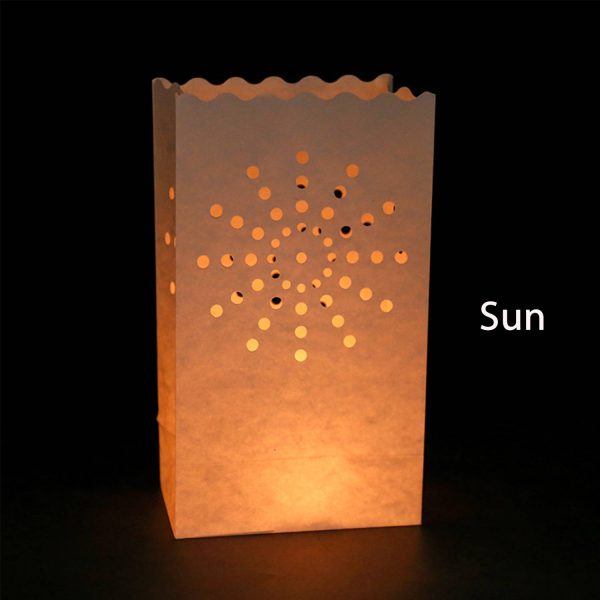 Paper Luminary Candle Lantern Bag