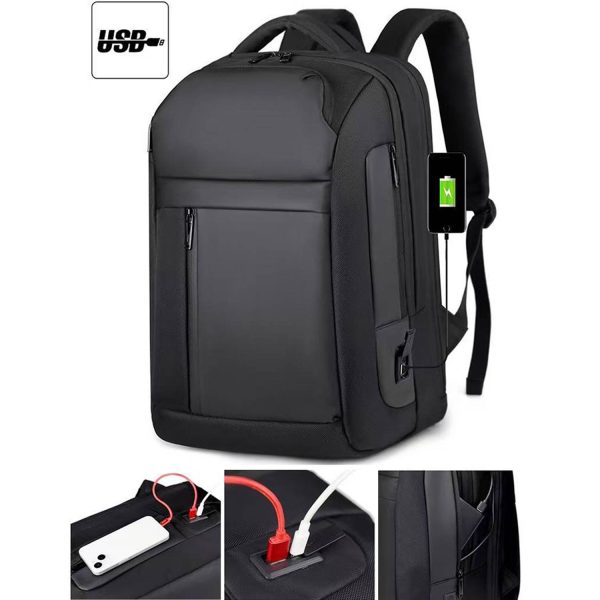 Large-Capacity Waterproof Oxford Business Backpack