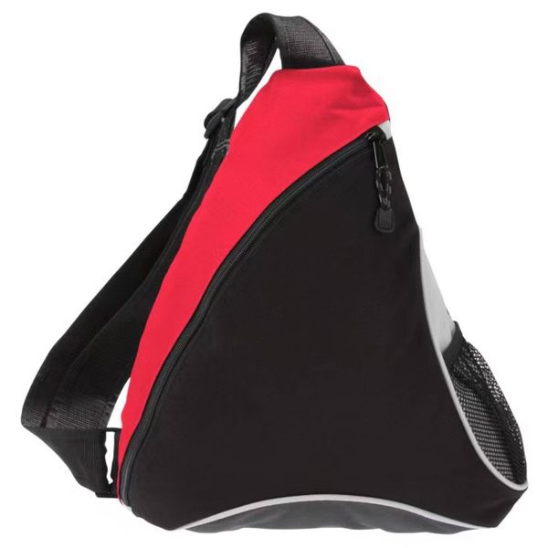 Color-Block Triangle Crossbody Sling Bag