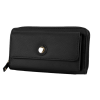 Genuine Leather RFID Zippered Wallet