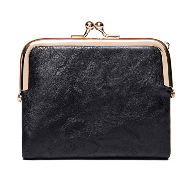 PU Leather Small Kiss Lock Coin Purse