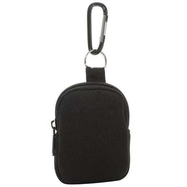 Polyester Mini Coin Purse with Carabiner