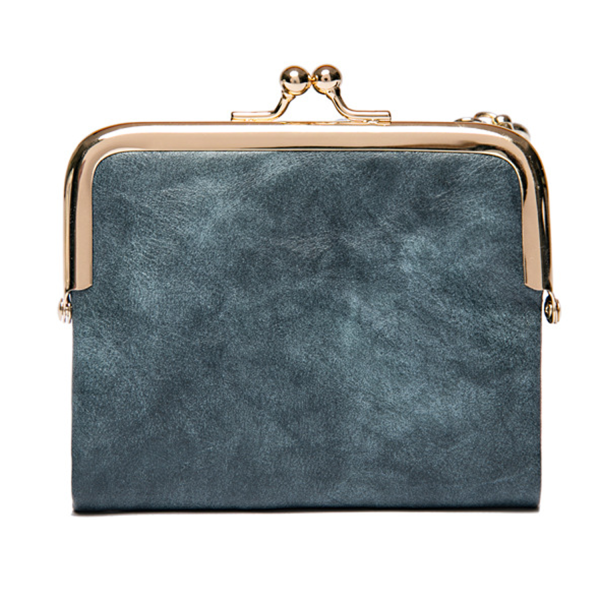PU Leather Small Kiss Lock Coin Purse