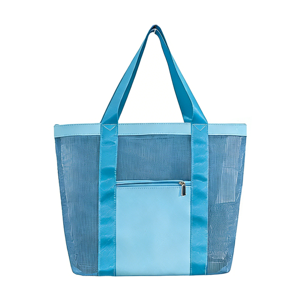 blue_1765260101622.png Open Top Mesh Beach Tote Bag