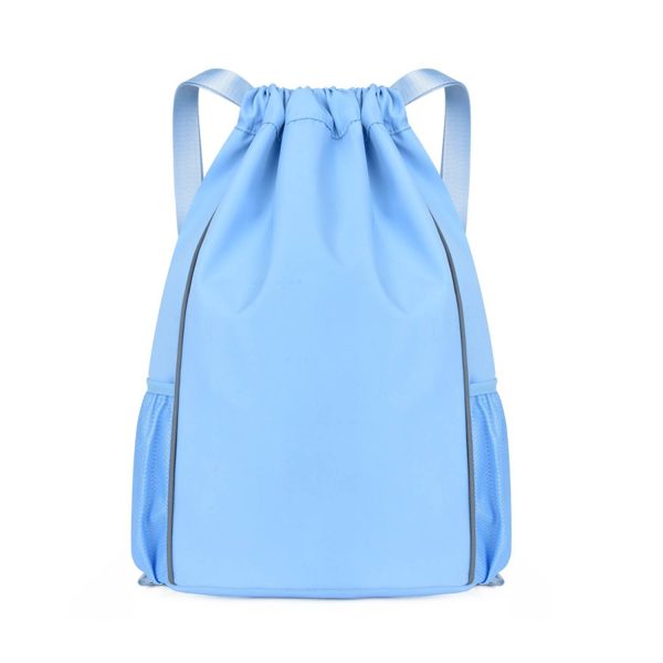 Sports Nylon Waterproof Drawstring Backpack