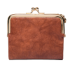PU Leather Small Kiss Lock Coin Purse