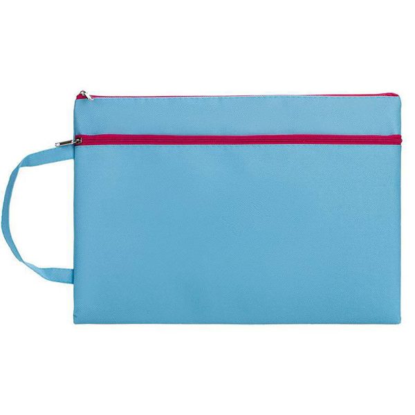 A4 Handle Zippered File Pouch