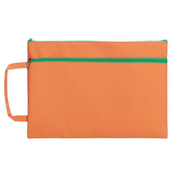 A4 Handle Zippered File Pouch