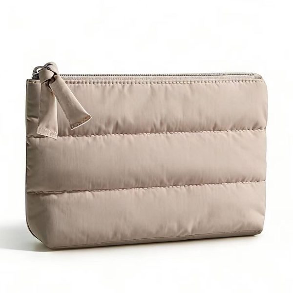 Puffy Quilted Cosmetic Bag