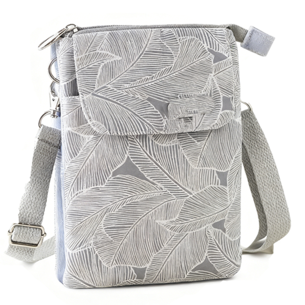 Cotton Crossbody Phone Pouch