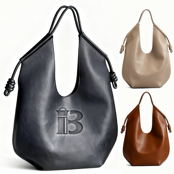 logo图_1761403107292.png PU Leather Large Capacity Tote Bag