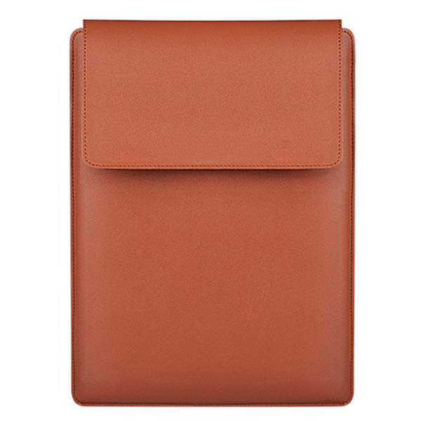 13.3 In PU Leather Laptop Sleeve Case with Stand