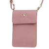 pink_1764831938726.png PU Leather Touchscreen Crossbody Phone Pouch