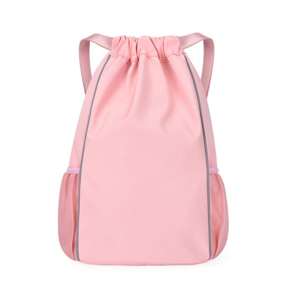 Sports Nylon Waterproof Drawstring Backpack