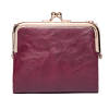 PU Leather Small Kiss Lock Coin Purse