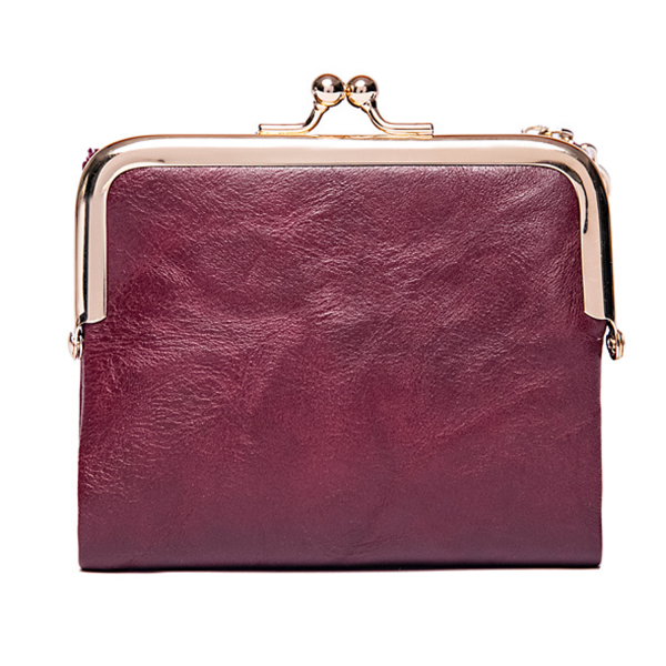 PU Leather Small Kiss Lock Coin Purse
