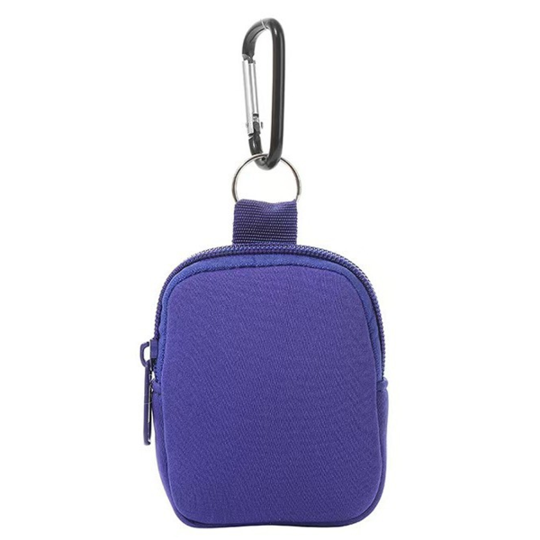 Polyester Mini Coin Purse with Carabiner