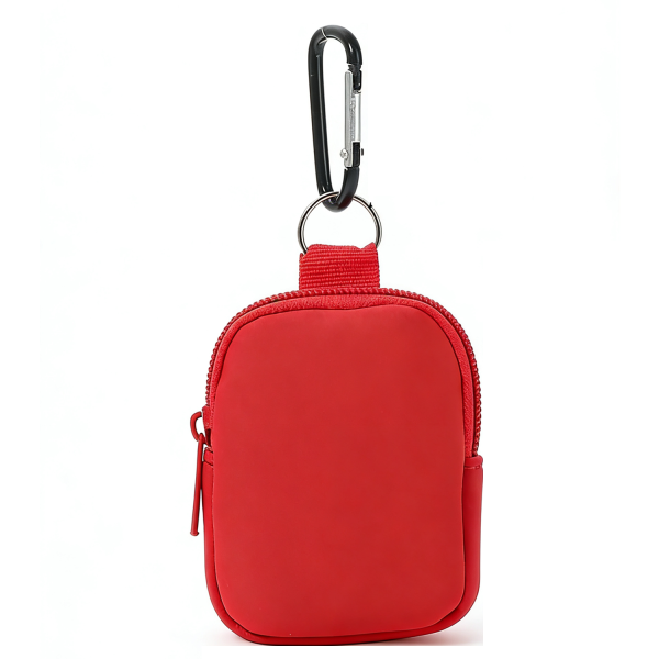 Polyester Mini Coin Purse with Carabiner