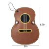 PU Leather Guitar Shaped Pick Case