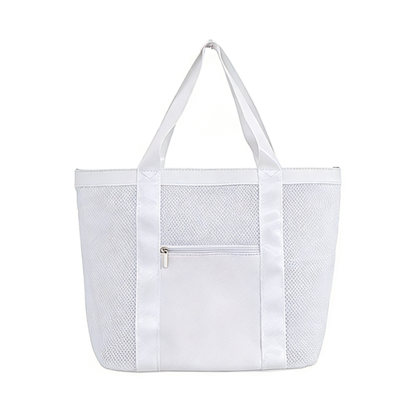 white_1765260139153.png Open Top Mesh Beach Tote Bag