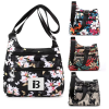 Nylon Multi-Compartment Women's Shoulder/Crossbody Bag