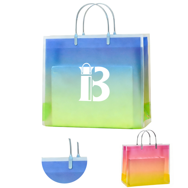主图1_1766453644838.png Gradient PVC Plastic Tote Bag