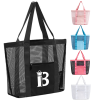 主图1_1766587938719.png Open Top Mesh Beach Tote Bag