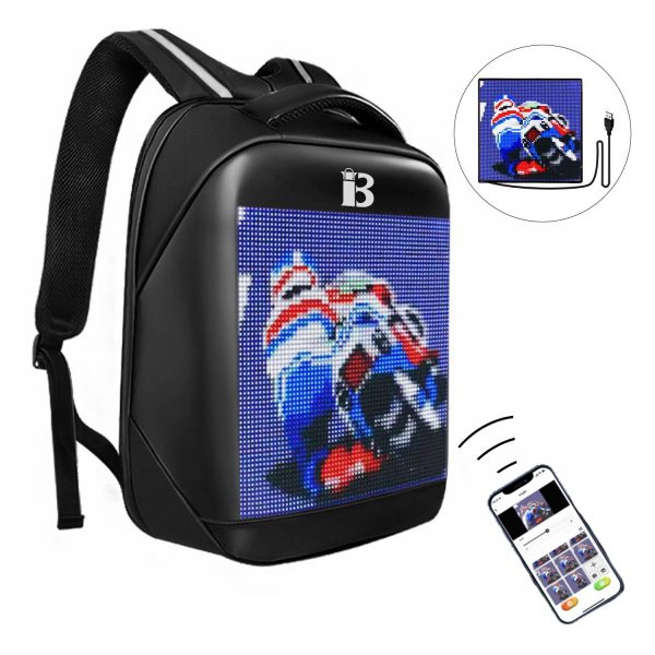 主图1_1770016720012.jpg Smart APP-Controlled Waterproof LED Display Backpack