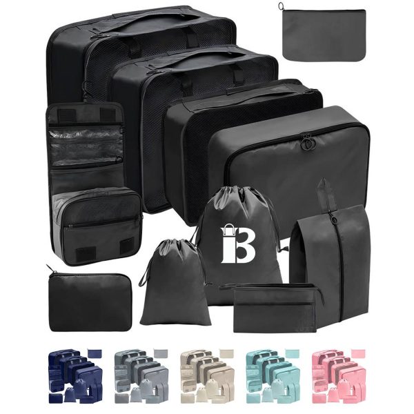 11-Piece Foldable Travel Organizer Bags Set