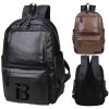 PU Leather Men's Business Backpack