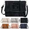 PU Leather Foldable Textured Crossbody Bag