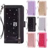 Glitter PU Flip Folio Phone Case w/ Wallet
