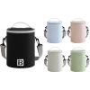 Round Insulated Zippered Cooler Bag