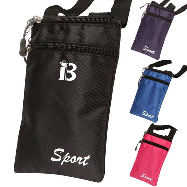 Lightweight Oxford Phone Crossbody Bag