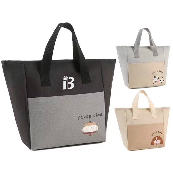 Oxford Cartoon Insulated Lunch Bag