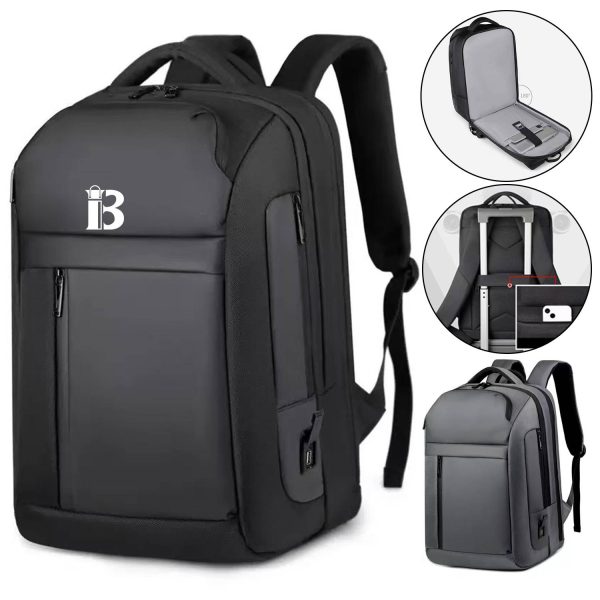 Large-Capacity Waterproof Oxford Business Backpack